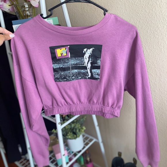 MTV logo cropped sweater - Picture 1 of 5